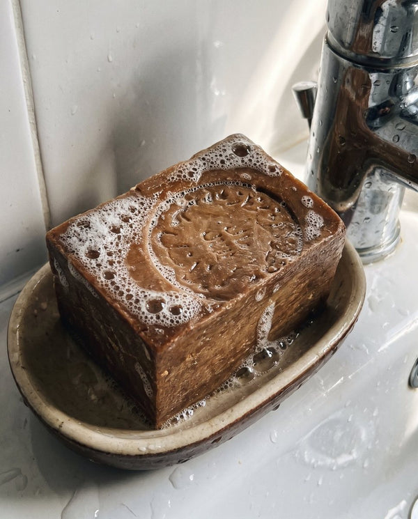 Jabón con espuma